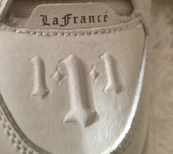 Men's Cream Athletic Shoes - Picture 2 of 2